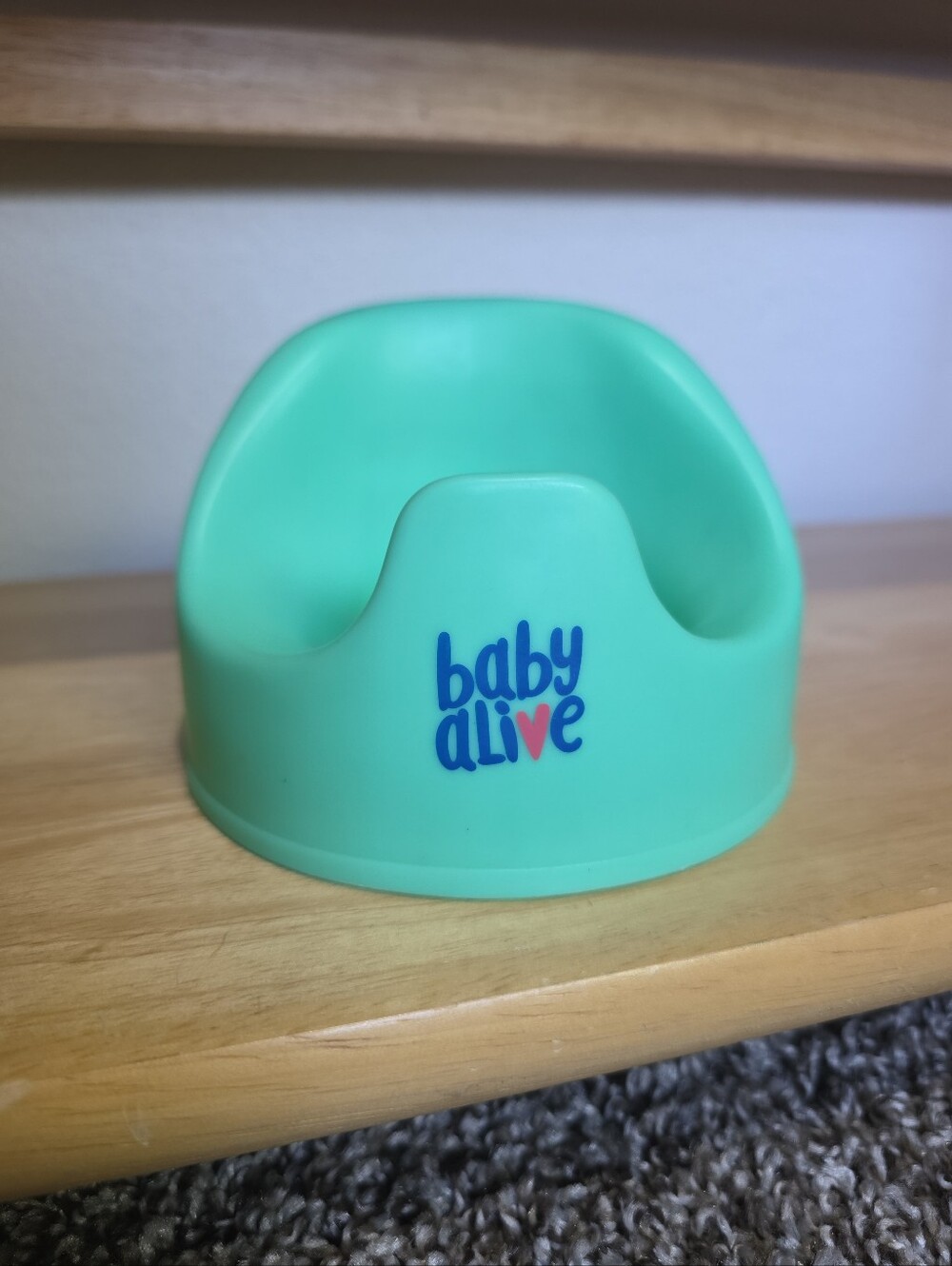 Hasbro Baby Alive Potty Seat Mint Green Chair